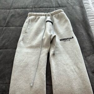 Essentials Fear of God Gray Sweatpants Unisex
